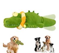 The Mellow Dog - Calming Crocodile, 2025 New Automatic Tail-Wagging Dog Toy, Machine Washable, Interactive & Emotional Support Plush for Dogs for Small, Medium & Large Dogs (green,1pcs)