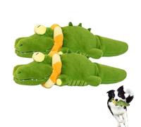 The Mellow Dog - Calming Crocodile, Plush Dog Toy with Automatic Tail-Wagging, USB Rechargeable Anxiety Relief, Soft Washable Interactive Puppy Toy for Small Medium Large Dogs (2)