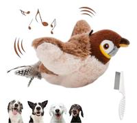 The Mellow Dog Calming Sparrow, Calming Sparrow Toy with Chirping Sound, Dogs' Emotional Support Sparrow, Trigger Natural Hunting Instinct, Dogs Cat with Removable Shell (1Pcs)