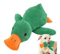 The Mellow Dog - Dog Calming Duck | The Mellow Dog Duck Toy | Dog Calming Pillow | Plush Duck Dog Toy With Soft Squeaker | Quack-Quack Duck Dog Toy | Dog Stuffed Animals Toy | Quacking Duck Toy(Green)