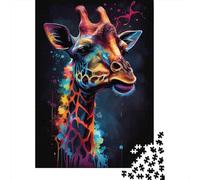 The Mellow Giraffe 1000 Piece Jigsaw, Festive Gift, 70x50cm/1000pcs | For free days in December, this adult jigsaw puzzle with 1000 pieces makes a thoughtful gift for adult puzzle fans.