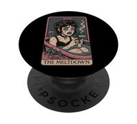 The Meltdown Tarot Crying Bathtub Girl Design PopSockets Adhesive PopGrip