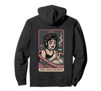 The Meltdown Tarot Crying Bathtub Girl Design Pullover Hoodie
