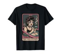 The Meltdown Tarot Crying Bathtub Girl Design T-Shirt
