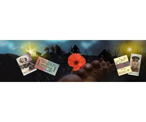The Memorabilia Pack Co Ruler Bookmark ~ Moving Lenticular 3D Image ~ World War I with Images of the Great Mobile War.