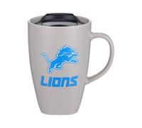 The Memory Company | Licensed NFL 15oz Square Mug with Logo,Detroit Lions