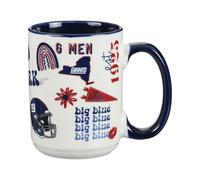 The Memory Company | Licensed NFL 15oz Wood Handle Mug,New York Giants