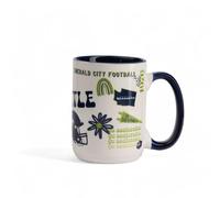 The Memory Company | Licensed NFL 15oz Wood Handle Mug,Seattle Seahawks