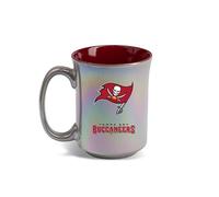 The Memory Company Officially Licensed 15oz Iridescent Mug with Logo, Tampa Bay Buccaneers
