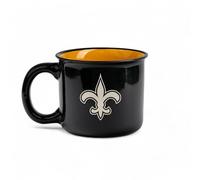 The Memory Company Officially Licensed NFL - New Orleans Saints 15oz Camping Mug with Logo