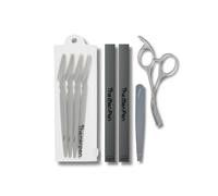 The Men Pen Complete Eyebrow Grooming Kit for Men | Scissors, Tweezers, Razors & 2 Eyebrow Filler Pens for Shaping | Trimming & Defining Brows | Dark Brown