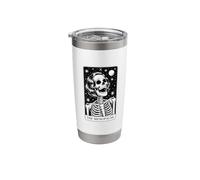 The Menopause Tarot Card Skeleton Stainless Steel Insulated Tumbler