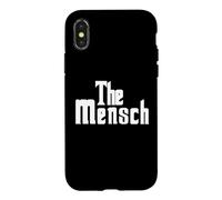 The Mensch Yiddish Jewish Humor Father's Day Husband Case for iPhone X/XS