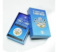 The Mental Wellness Space - My Essential Self-Care Tools Card Deck, Mindfulness Cards for Promoting Mental Coping Skills & Calm, Resilience Building for Men/Women, 1 Deck/52 Pieces with Guidebook