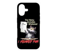 The Menu Includes Whatever I Meowed For Case for iPhone 17