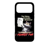 The Menu Includes Whatever I Meowed For Case for iPhone 17 Pro Max