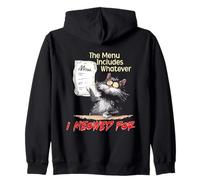 The Menu Includes Whatever I Meowed For Zip Hoodie
