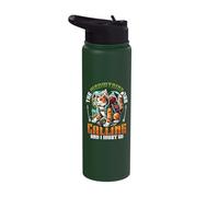 The Meowtains are Calling and I Must Go Mountain Hiking Stainless Steel Insulated Water Bottle