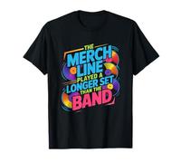 The Merch LINE Played A Longer Set Than The Band T-Shirt