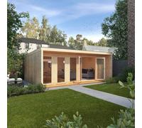 The Mercia Creswell Premium Insulated Garden Room 6m x 4m - with Timber Framed Windows and Doors