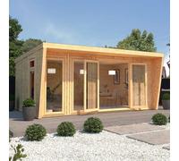 The Mercia Harlow Premium Insulated Garden Room 5m x 3m - with Timber Framed Windows and Doors