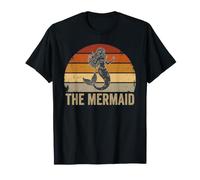 The Mermaid Tarot Card Retro Celestial Ocean Witchy Siren T-Shirt