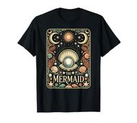The Mermaid Tarot Seashell Moon Sun Ocean T-Shirt