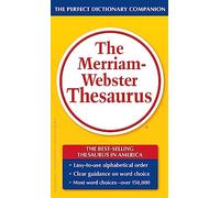 The Merriam-Webster Thesaurus