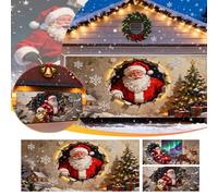 The Merry Christmas Background Party Santa Photography Garage Door Decoration 7 * 16 Ft! Banners for Room Guys (A, G)