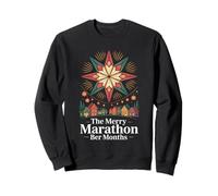 The Merry Marathon Ber Months Funny Christmas In September Sweatshirt