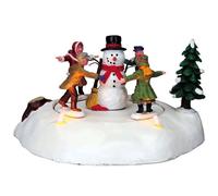 The Merry Snowman Lemax Christmas Village Lighted Table Accent