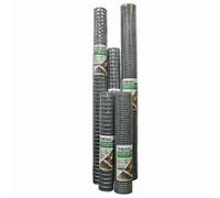 The Mesh Company 1" - 25mm Hole X 19 Gauge Galvanised Welded Wire - 5 Metre X 600mm - 2 Pack