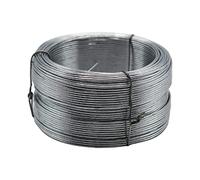 The Mesh Company Galvanised Green PVC Thick Garden Tensioning Line Wire | Quality European Stock (1.25mm Galv 500g Coil 50 Metres)
