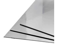 The Mesh Company Magnetic Stainless Steel Sheet 430 | Premium SS430 Metal in Various Thicknesses (0.5mm - 2.5mm) (2mm Thick 250 x 500mm Sheet)