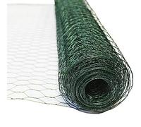 The Mesh Company PVC Coated Chicken Wire 25mm Hole 5 Metre x 900mm Roll (5 Metre x 900mm Roll x 1 Pack)