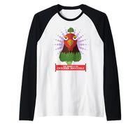 The Mesmerizing Chicken Broccoli Chicken Funny Foodie Tshirt Raglan Baseball Tee