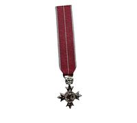 The Mess Dress Ltd MBE Military Miniature Medal with 6" of Ribbon