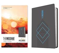 The Message Deluxe Gift Bible (Leather-Look, Charcoal Ascension and Blue Diamonds): The Bible in Contemporary Language