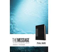 The Message Full Size (Leather-Look, Black/Slate) : The Bible in Contemporary Language