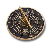 The Metal Foundry Unique Wedding Gift Idea For A Special Couple. A Sunny Days Sundial Makes A Great Marriage Present For The Bride And Grooms Garden Or Home Décor Ornament UK