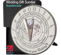 The Metal Foundry Unique Wedding Gift Idea For A Special Couple. A Years Together Sundial Makes A Great Marriage Present For The Bride And Grooms Garden Or Home Décor Ornament UK