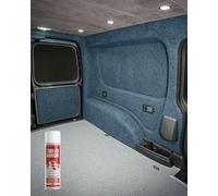 The Metal House 11sq Metres 4 way super stretch van lining carpet - with Trimfix Glue - choose colour (Ocean Blue)