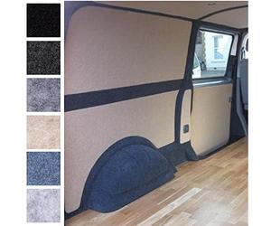 The Metal House Van Lining Carpet - Various Size 4 Way Stretch Camper Conversion Pliable Trim (Wheat, 1 metre x 2 metre + 1 Can)