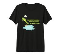 The Metaphorical Pond of Social Interactions Premium T-Shirt