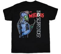 The Meteors No Surrender 1994 T-Shirt Short Sleeve Cotton Black S to 5XL HC1151M Black BlackBlackM