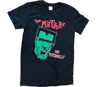 The_Meteors T-Shirt Rock Band Birthday Gift Sizes Large S-5XL Cotton tee New Black