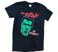 The_Meteors T-Shirt Rock Band Birthday Gift Sizes Large S-5XL Cotton tee New Black M