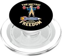 The Metric System Can’t Measure Freedom Funny USA PopSockets PopGrip for MagSafe