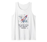 The Metric System Cant Measure Freedom 4th of July Tank Top