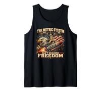 The Metric System Can't Measure Freedom America Tank Top